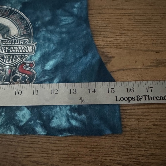 Vintage & Rare Harley-Davidson Sturgis 2006 Tie Dye Crop Top | Deadwood USA Made - Picture 6 of 6